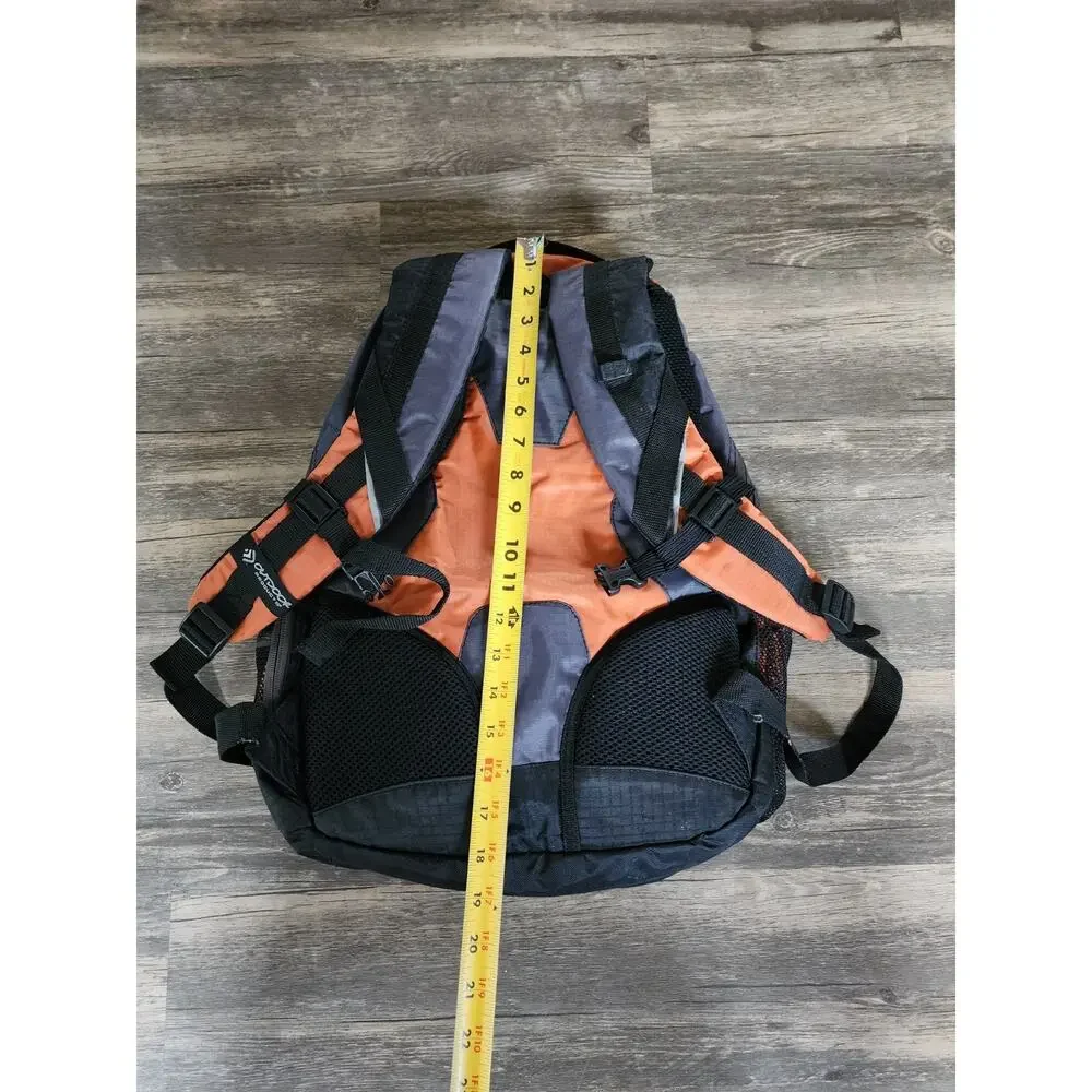 Outdoor Products Morph 8.0 Backpack School Travel Hiking Orange/Grey